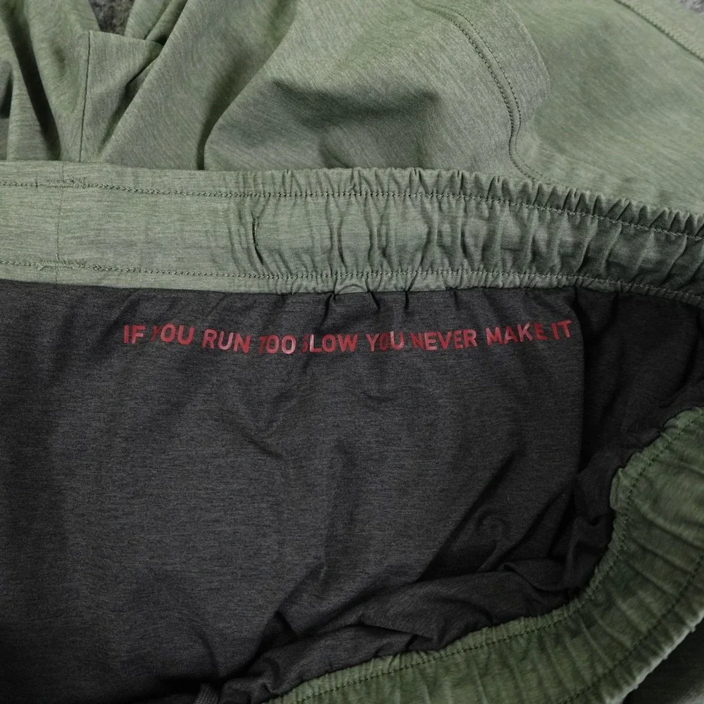 RHONE Shorts Mens 2XL Light Green Lined‎ Pull On Soft Gym Running Training